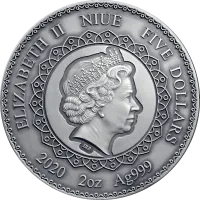 Монета «Сова. Mandala Art», 2020 г., Серебро, 62,2 гр., проба 999, НИУЭ