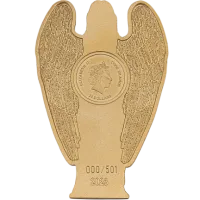 Монета «Ангел Милосердия»,  2023 г., Серебро, 93,3 гр., проба 999, ОСТРОВА КУКА