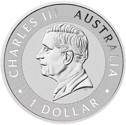 Монета "Кенгуру", 2026 г., Серебро, 31,1 гр., проба 999.9, АВСТРАЛИЯ