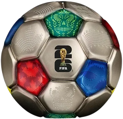 Монета «3D монета Чемпионата Европы по футболу», 2026 г., Серебро, 93,3 гр., проба 999, СОЛОМОНОВЫ ОСТРОВА