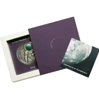 Монета «Аполлон-11. 50 лет высадки на Луну»,  2019 г., Серебро, 93,3 гр., проба 925, КАМЕРУН