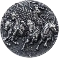 Монета «Беллона»,  2018 г., Серебро, 62,2 гр., проба 999, НИУЭ