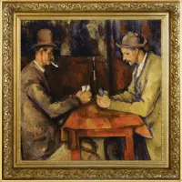 Монета "Игроки в карты. Поль Сезанн", 2026 г., 31,1 гр., проба 999, НИУЭ