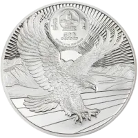 Монета "Чингисхан", 2026 г., Серебро, 31,1 гр., проба 999.9, МОНГОЛИЯ