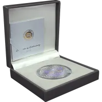 Монета «Сова. Mandala Art», 2020 г., Серебро, 62,2 гр., проба 999, НИУЭ