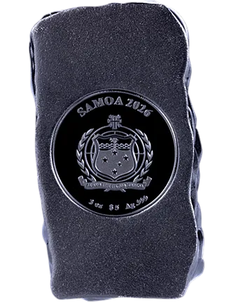 Монета «Американский орел 3D», 2026 г., Серебро, 93,3 гр., проба 999, САМОА