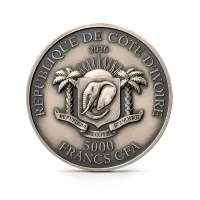 Монета "Набор Пегас", 2026 г., Серебро, 311 гр., проба 999, КОТ Д'ИВУАР