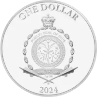Монета "Заключи сделку", 2024 г., Серебро, 31,1 гр., проба 999, НИУЭ