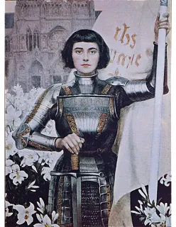 Монета " Жанна Дарк. Альбер Линч",2025 г., Серебро, 31,1 гр., проба 999, КАМЕРУН